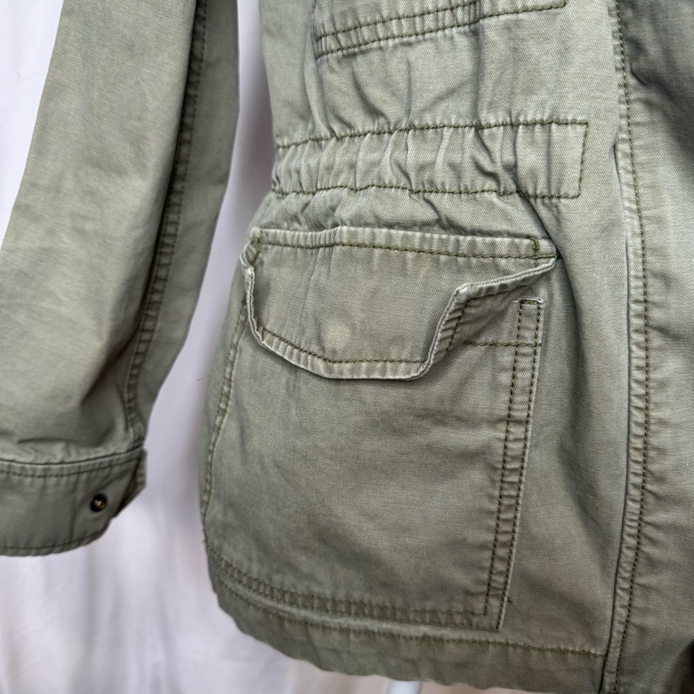 Madewell Green Utility Jacket with Adjustable Waist Size Small - Medium - Picture 8 of 15